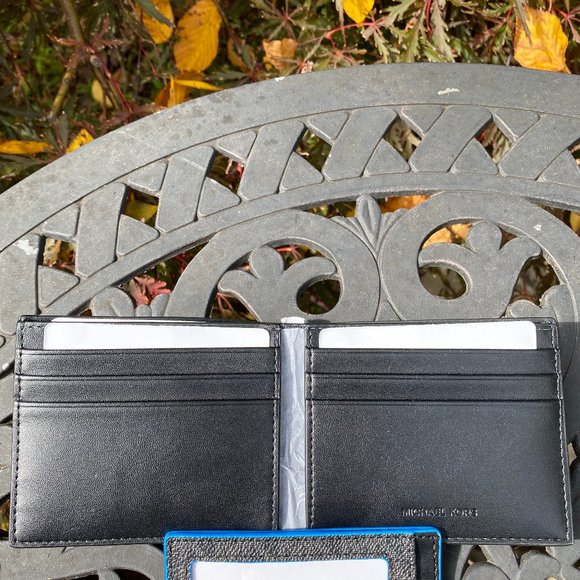 Michael Kors Cooper Slim Billfold Neon Edge Wallet - Picture 2 of 3